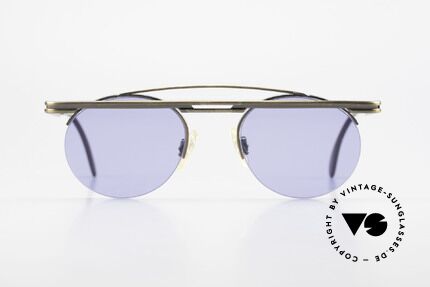 Cazal 748 True Vintage 90's Sunglasses, great geometrical play (round & square, at the same time), Made for Men and Women