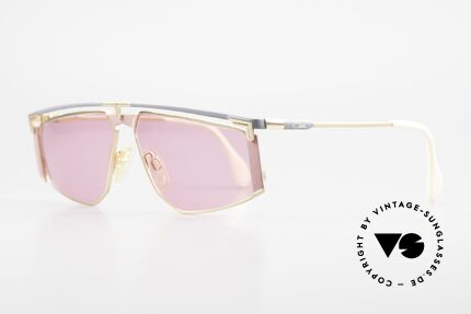 Cazal 235 Pink Titanium Vintage Frame, striking frame design (distinctive CAri ZALloni, CAZAL), Made for Men and Women