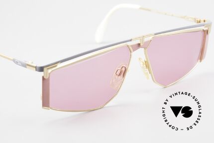 Cazal 235 Pink Titanium Vintage Frame, NO RETRO fashion, but a rare old 90s CAZAL ORIGINAL, Made for Men and Women