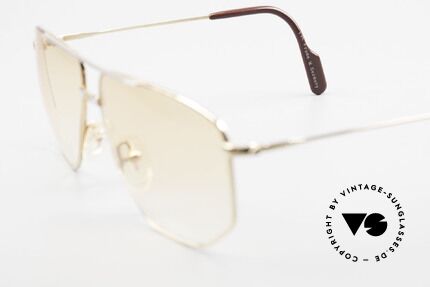 Alpina FM68 No Retro Glasses True Vintage, with orange-gradient sun lenses (could be worn at night), Made for Men