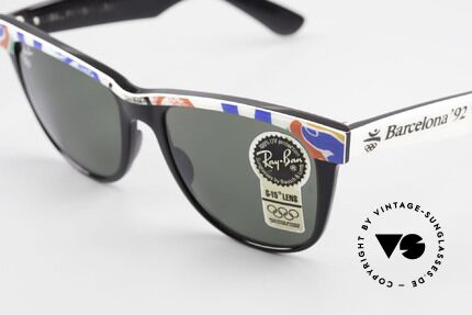 Ray Ban Wayfarer II Olympic Games 1992 Barcelona, B&L quality mineral lenses (for 100% UV-protection), Made for Men and Women