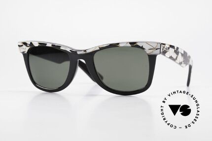 Ray Ban Wayfarer I Original Mosaic Wayfarer 80's, vintage Ray Ban Wayfarer sunglasses 'made in USA', Made for Men and Women Ray Ban Wayfarer I Original Mosaic Wayfarer 80's, vintage Ray Ban Wayfarer sunglasses 'made in USA', Made for Men and Women