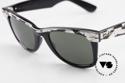 Ray Ban Wayfarer I Original Mosaic Wayfarer 80's, never worn (like all our old B&L RAY-BAN shades), Made for Men and Women Ray Ban Wayfarer I Original Mosaic Wayfarer 80's, never worn (like all our old B&L RAY-BAN shades), Made for Men and Women