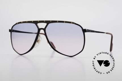 Alpina M1/4 80's Sunglasses Baby-Blue Pink Details