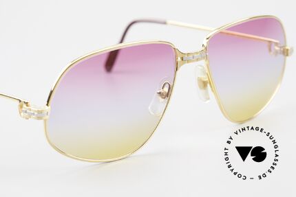 Cartier Panthere G.M. - L Sunrise Lenses & Bvlgari Case, 22ct gold-plated frame with new SUNRISE colored lenses, Made for Men and Women Cartier Panthere G.M. - L Sunrise Lenses & Bvlgari Case, 22ct gold-plated frame with new SUNRISE colored lenses, Made for Men and Women