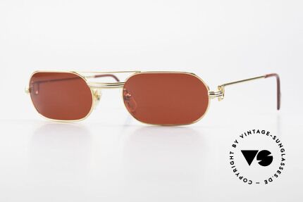 Cartier MUST LC - M 80s Luxury Sunglasses 3D Red, MUST: the first model of the Lunettes Collection '83, Made for Men and Women