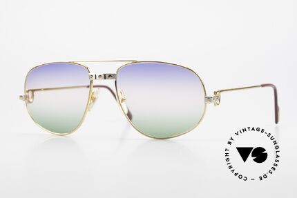 Cartier Romance Santos - L 80s Luxury Vintage Sunglasses, vintage Cartier sunglasses; model ROMANCE SANTOS, Made for Men