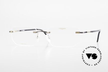 Longines 4238 Rimless 90's Eyeglasses Men, rimless 1990's eyeglases; Pure Titan men's glasses, Made for Men