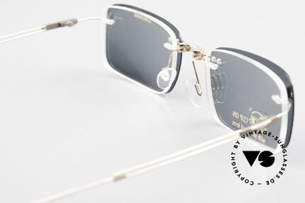 Longines 4367 Polarized Glasses Rimless 90s, Size: medium, Made for Men
