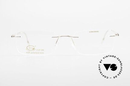 Longines 4367 Polarized Glasses Rimless 90s, Size: medium, Made for Men