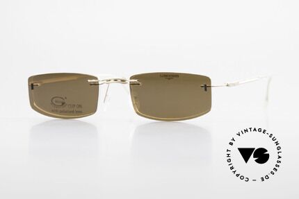 Longines 4378 Polarized Rimless Eyeglasses Details