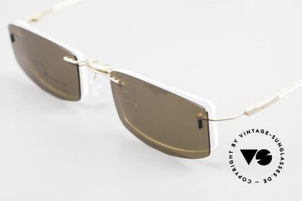 Longines 4378 Polarized Rimless Eyeglasses, never worn (like all our 90's rimless eyeglass-frames), Made for Men and Women