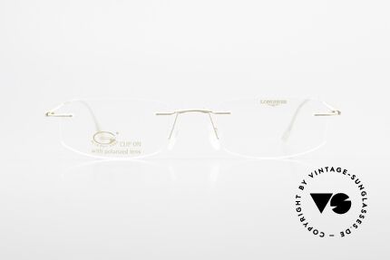Longines 4378 Polarized Rimless Eyeglasses, Size: medium, Made for Men and Women