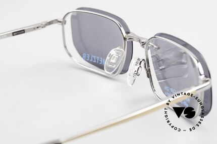 Metzler 1716 Titanium Frame Polarized Clip, the frame can be glazed with optical lenses of any kind, Made for Men