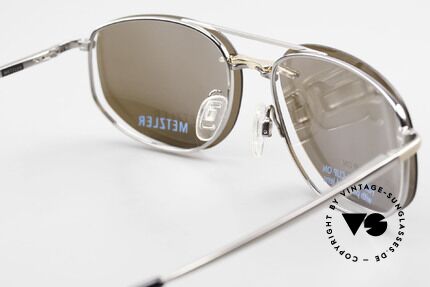 Metzler 1715 Titanium Specs Polarized Clip, the frame can be glazed with optical lenses of any kind, Made for Men