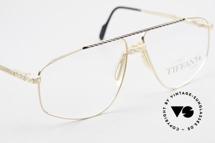 Tiffany T89 23kt Gold Plated Aviator Frame, new old stock (like all our GOLD-PLATED vintage specs), Made for Men