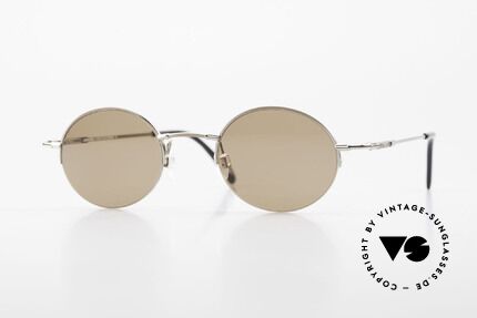 Longines 4363 Oval Sunglasses 90's Round, round oval Longines sunglasses from the late 1990's, Made for Men and Women