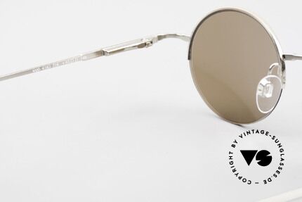 Longines 4363 Oval Sunglasses 90's Round, sun lenses (100% UV) could be replaced with opticals, Made for Men and Women