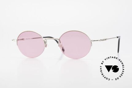 Longines 4363 Pink Sunglasses Oval Round Details