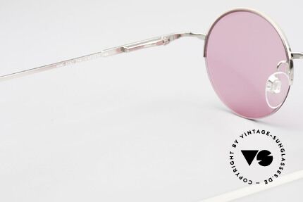 Longines 4363 Pink Sunglasses Oval Round, sun lenses (100% UV) could be replaced with opticals, Made for Men and Women