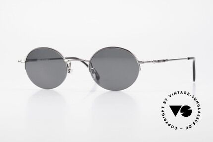 Longines 4363 90's Sunglasses Round Oval Details