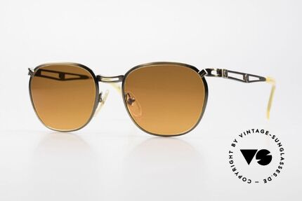 Jean Paul Gaultier 56-2177 Sunset Lenses Orange Gradient, 1990's designer sunglasses by Jean Paul Gaultier, Made for Men and Women