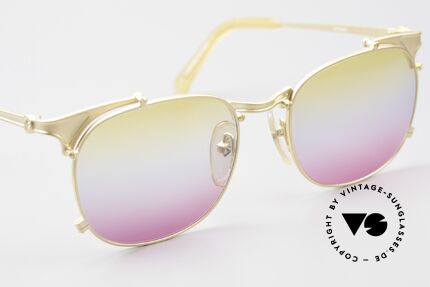 Jean Paul Gaultier 56-2175 Yellow Pink Gradient Lenses, unused (like all our Haute Couture sunglasses), Made for Men and Women
