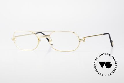 Cartier MUST LC Rose - S Limited Rosé Gold Eyeglasses, MUST: the first model of the Lunettes Collection '83, Made for Men and Women