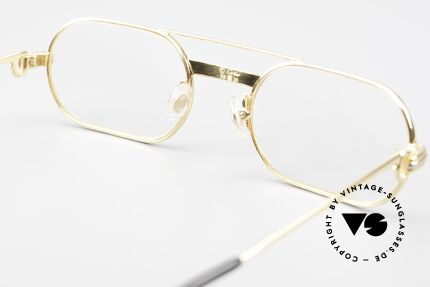 Cartier MUST LC Rose - S Limited Rosé Gold Eyeglasses, NO RETRO eyewear; a 35 years old vintage ORIGINAL!, Made for Men and Women