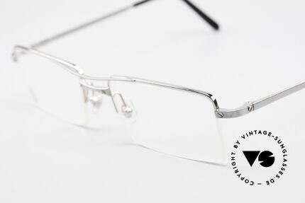 Cartier Semi T-Double Square Men's Titanium Glasses, ID: T8100729, Semi T-Double, brushed Ruthenium, Made for Men Cartier Semi T-Double Square Men's Titanium Glasses, ID: T8100729, Semi T-Double, brushed Ruthenium, Made for Men