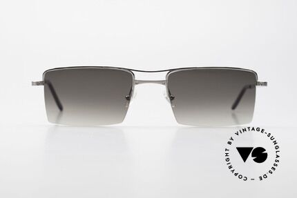 Cartier Semi T-Double Square Men's Titanium Shades, model of the "Semi T" series; in size 54x20, 140, Made for Men Cartier Semi T-Double Square Men's Titanium Shades, model of the "Semi T" series; in size 54x20, 140, Made for Men