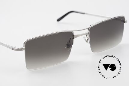 Cartier Semi T-Double Square Men's Titanium Shades, unworn original with Cartier case, box and cloth, Made for Men Cartier Semi T-Double Square Men's Titanium Shades, unworn original with Cartier case, box and cloth, Made for Men