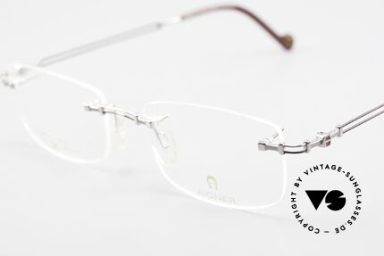 Aigner EA498 Rimless Vintage Glasses 90's, allergy-free and 18kt gold-plated parts; made in Germany, Made for Men and Women