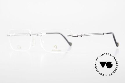 Aigner EA496 Rimless 90's Vintage Glasses, top-notch quality and very pleasant to wear; lightweight, Made for Men