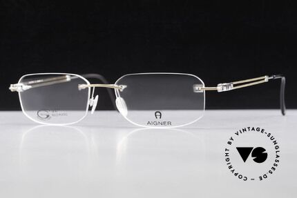 Aigner EA113 Unisex Rimless 90's Glasses, Size: large, Made for Men and Women