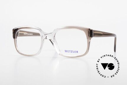 Metzler 7665 Small 80's Old School Eyeglasses, Metzler vintage eyeglasses, 7665, size 52/22, 140, Made for Men