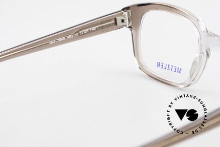 Metzler 7665 Small 80's Old School Eyeglasses, the frame (in S to M size) can be glazed optionally, Made for Men