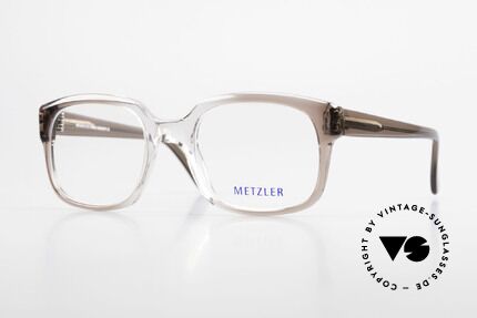Metzler 7665 Medium Old School Eyeglasses 80's, Metzler vintage eyeglasses, 7665, size 54/22, 140, Made for Men
