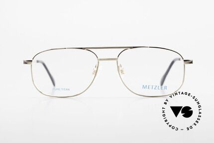 Metzler 1678 Vintage Titan Glasses for Men, vintage men's glasses by Metzler from the early 90s, Made for Men