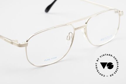 Metzler 1678 Vintage Titan Glasses for Men, NO RETRO eyewear, but a 25 years old ORIGINAL!, Made for Men