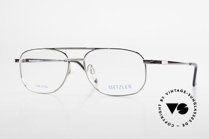 Metzler 1678 Titan Glasses 90's Men's Frame, METZLER eyeglasses 1678, col 021, size 55/15, 140, Made for Men