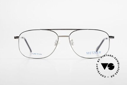 Metzler 1678 Titan Glasses 90's Men's Frame, vintage men's glasses by Metzler from the early 90s, Made for Men