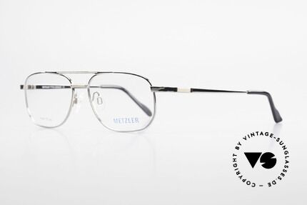 Metzler 1678 Titan Glasses 90's Men's Frame, 'made in Germany' quality, PURE TITAN metal frame, Made for Men
