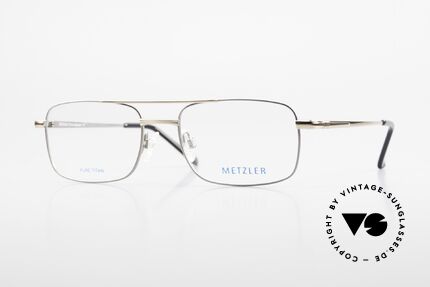 Metzler 1680 90's Titan Eyeglasses For Men, METZLER eyeglasses 1680, col 021, size 56/19, 140, Made for Men