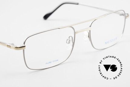 Metzler 1680 90's Titan Eyeglasses For Men, NO RETRO eyewear, but a 30 years old ORIGINAL!, Made for Men