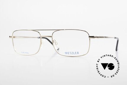 Metzler 1680 90's Titan Frame Gold Plated Details