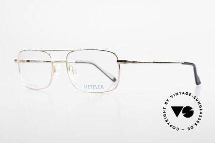 Metzler 1680 90's Titan Frame Gold Plated, 'made in Germany' quality: gold-plated titan frame, Made for Men