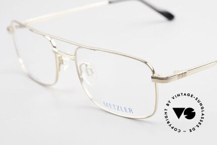 Metzler 1680 90's Titan Frame Gold Plated, never worn (like all our rare vintage 90s eyeglasses), Made for Men