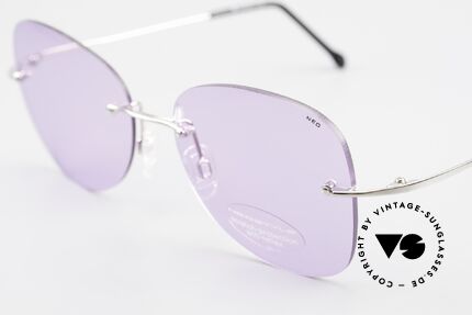 Neostyle Holiday 2051 Rimless XXL Sunglasses Ladies, 1st class quality from Germany (100% UV protect.), Made for Women