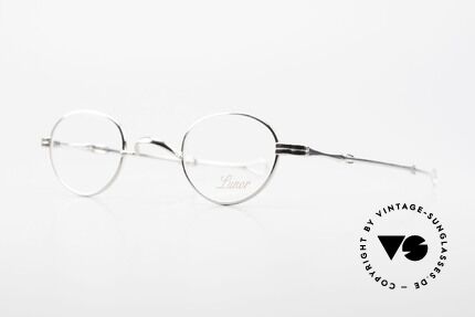 Lunor I 03 Telescopic Slide Temples Eyeglasses PP, traditional German brand; quality handmade in Germany, Made for Men and Women